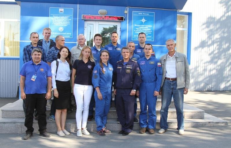 На Камчатку прибыли космонавты