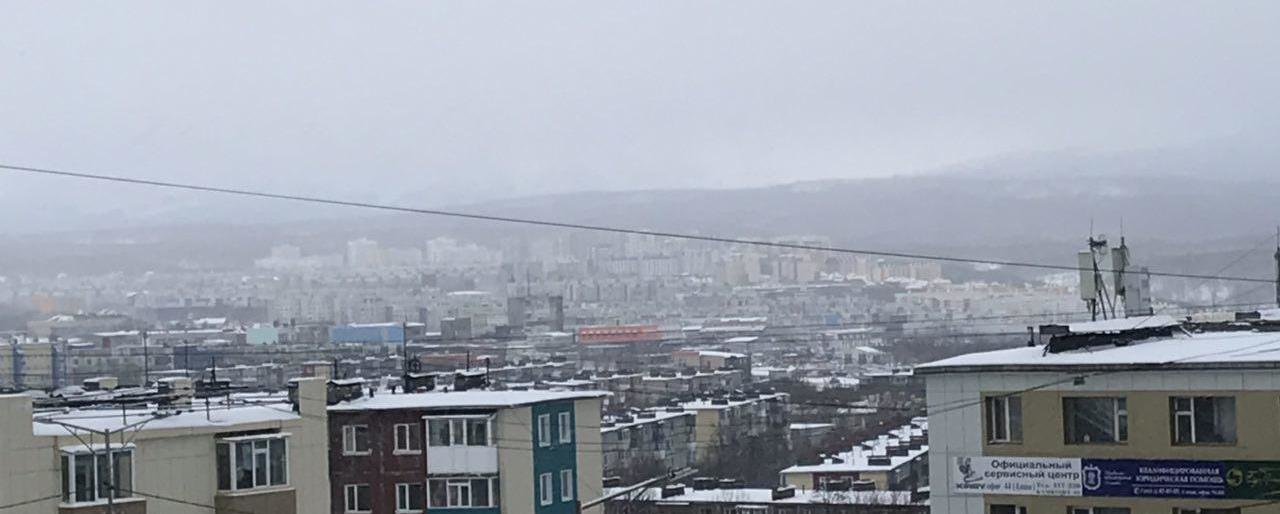 Петропавловск засыпает снегом
