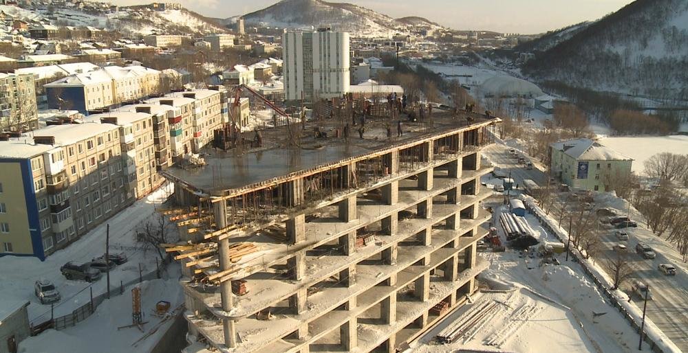 На Камчатке завершается первый этап строительства крупнейшего в крае гостиничного комплекса