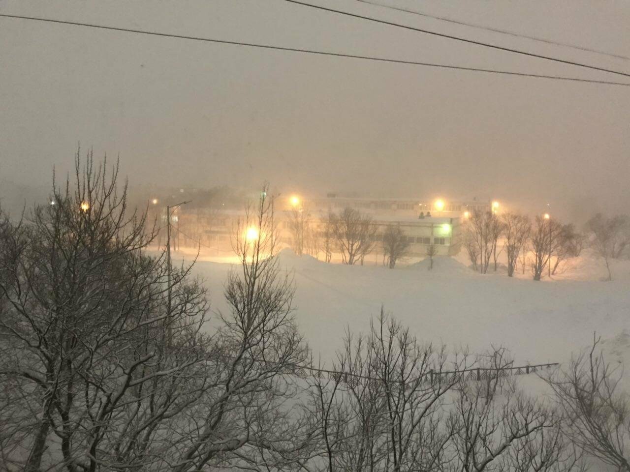 Циклон бушует в Петропавловске 