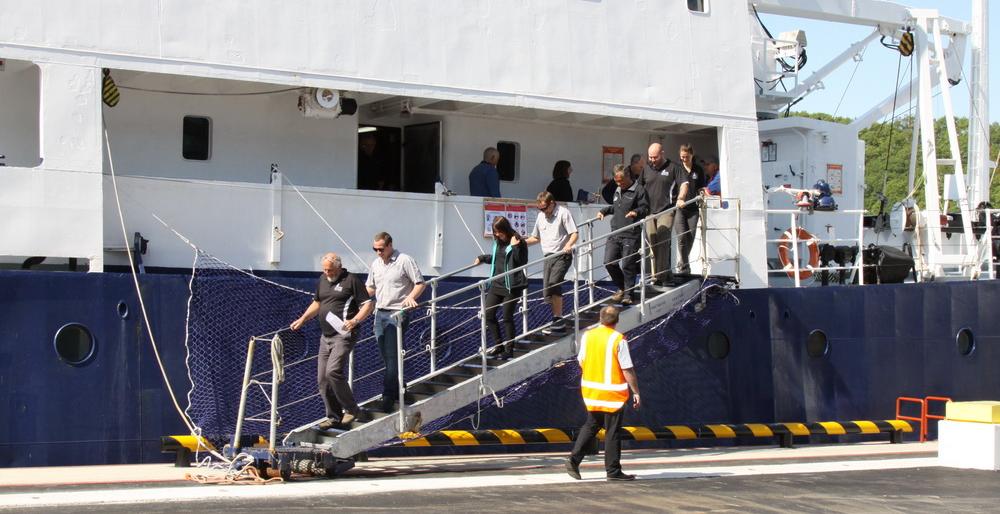 Впервые за четверть века морпорт Петропавловска принял круизный лайнер