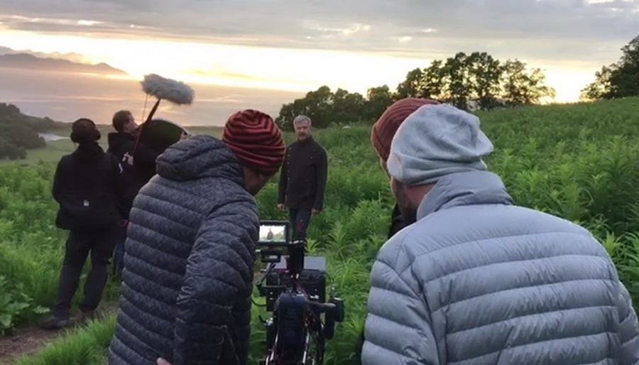 Валдис Пельш снимает кино о героической обороне Петропавловского порта  