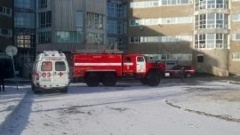 Детскую поликлинику №1 тушили в Петропавловске