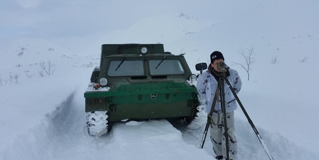 На Камчатке спасатели обстреляли Вилючинский вулкан