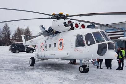 На Камчатку прибыл специализированный вертолёт санитарной авиации