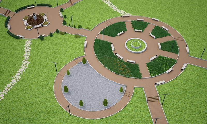 Благоустраивать парк на Индустриальной и территорию у озера Медвежье начнут летом