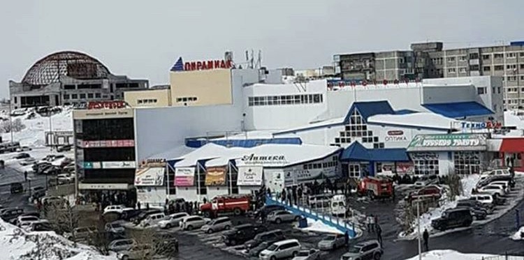 ТЦ «Пирамида» эвакуировали в Петропавловске