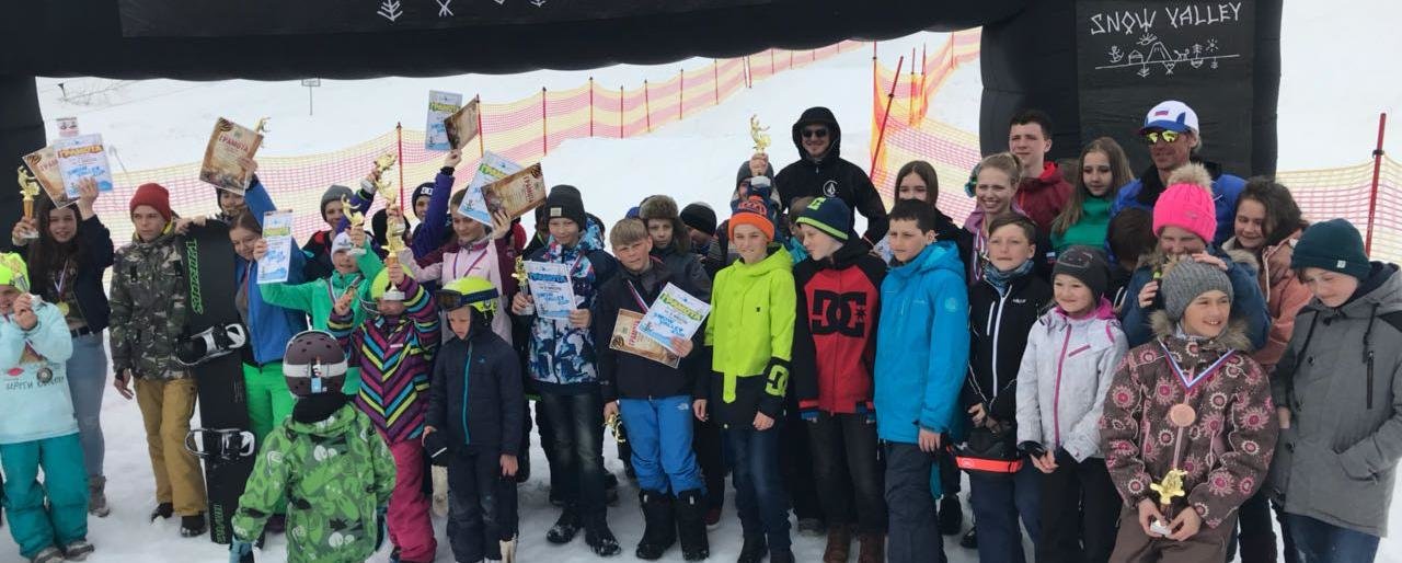 Названы победители Кубка Петропавловска по сноуборду среди детей