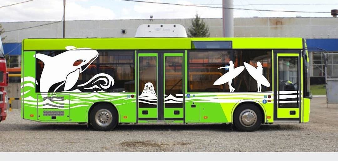 Автобусы с камчатским дизайном купили для Петропавловска