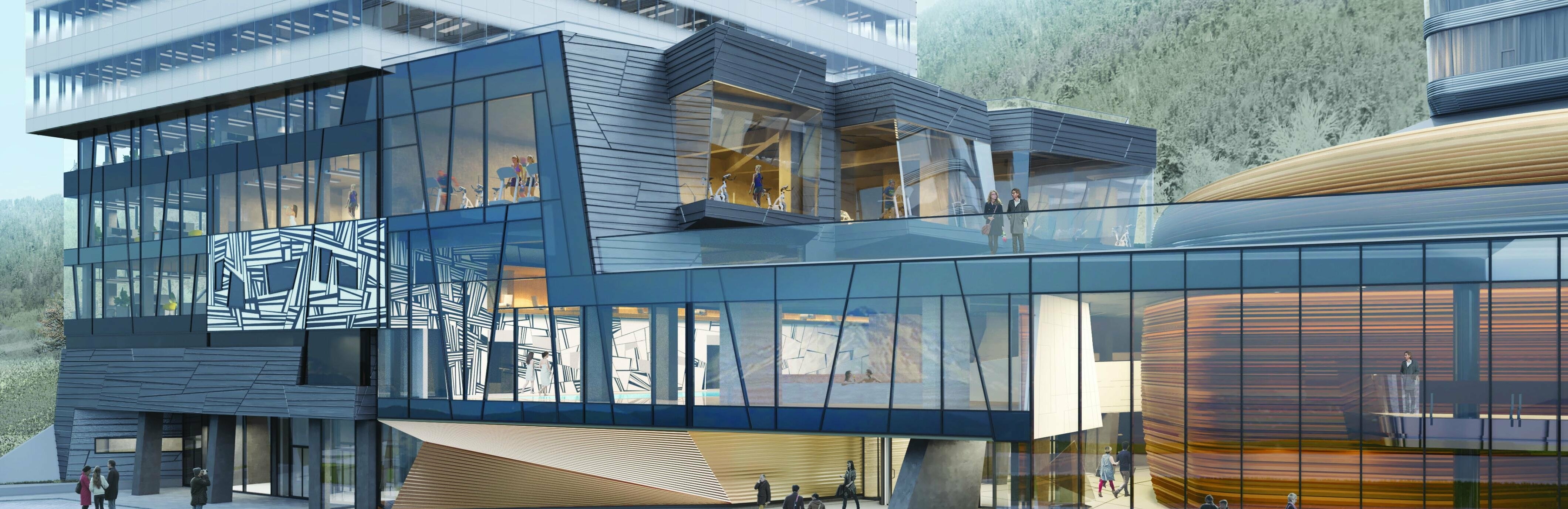 Каркас пятизвёздочного отеля  в центре Петропавловска готов на 99%