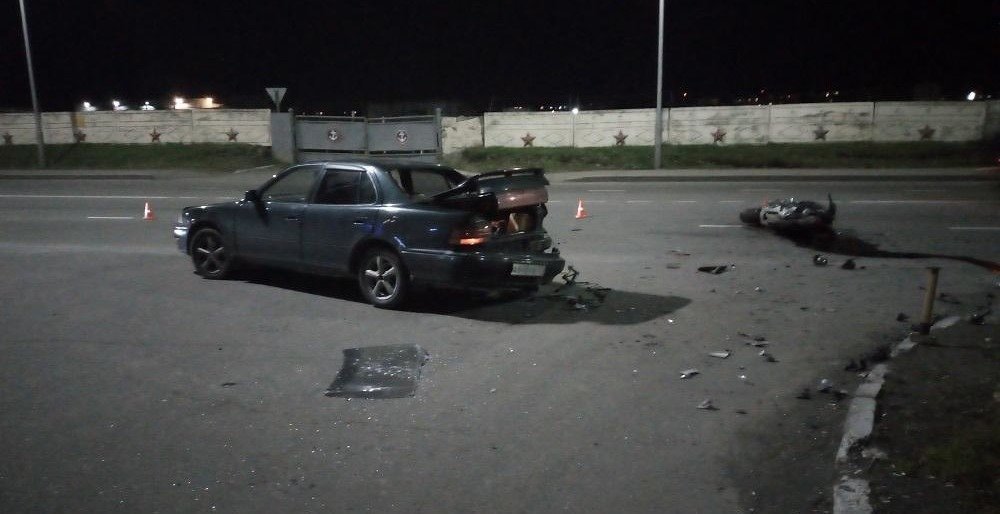 Камчатский байкер госпитализирован после ДТП