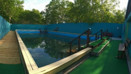 Тело мужчины нашли в бассейне базы отдыха «Костер» Тело мужчины нашли в бассейне базы отдыха «Костер»