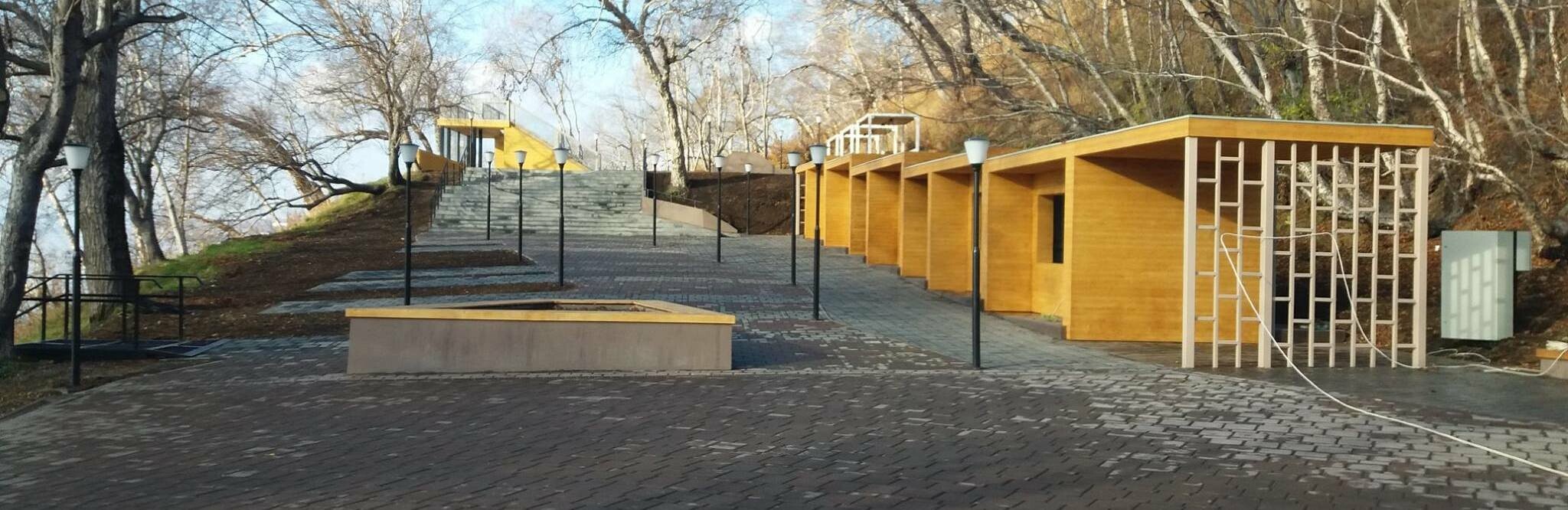 Реконструкция парка на Сопке Любви завершается в Петропавловске