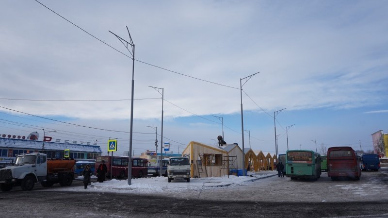 На 10 км в Петропавловске завершают обустройство разворотной площадки