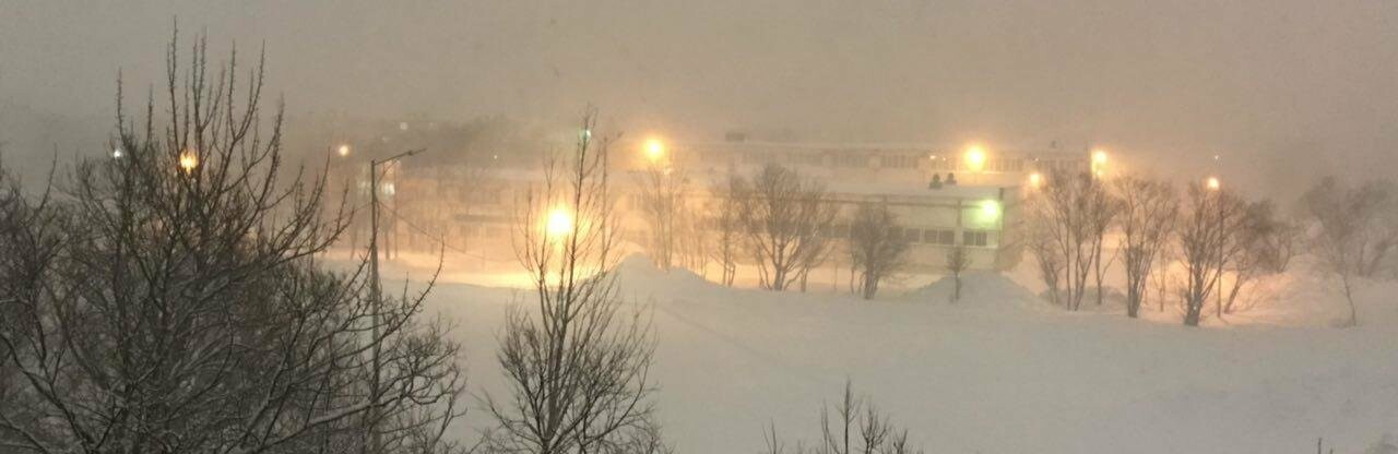 Циклон бушует в Петропавловске 